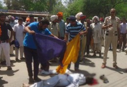 Youth Died : Sunny Deol’s Road Show in support of Sukhdev Dhindsa (SAD).